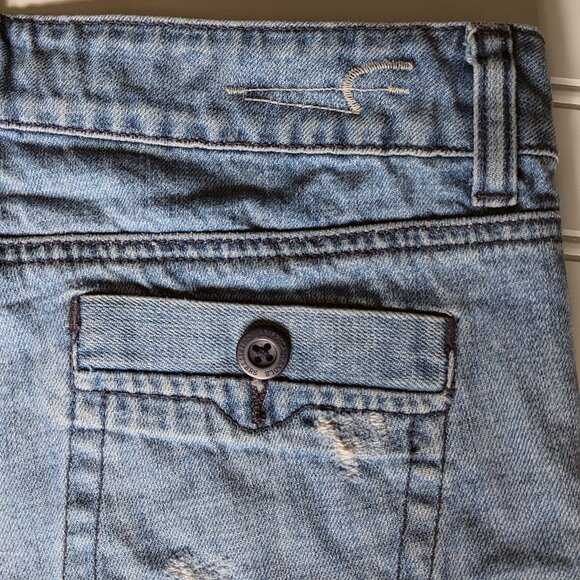 Vintage Y2K American Eagle Low Rise Denim Shorts - Picture 8 of 12